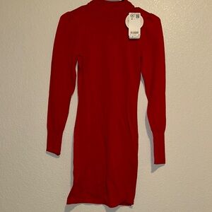 Elegant Red Mini Dress